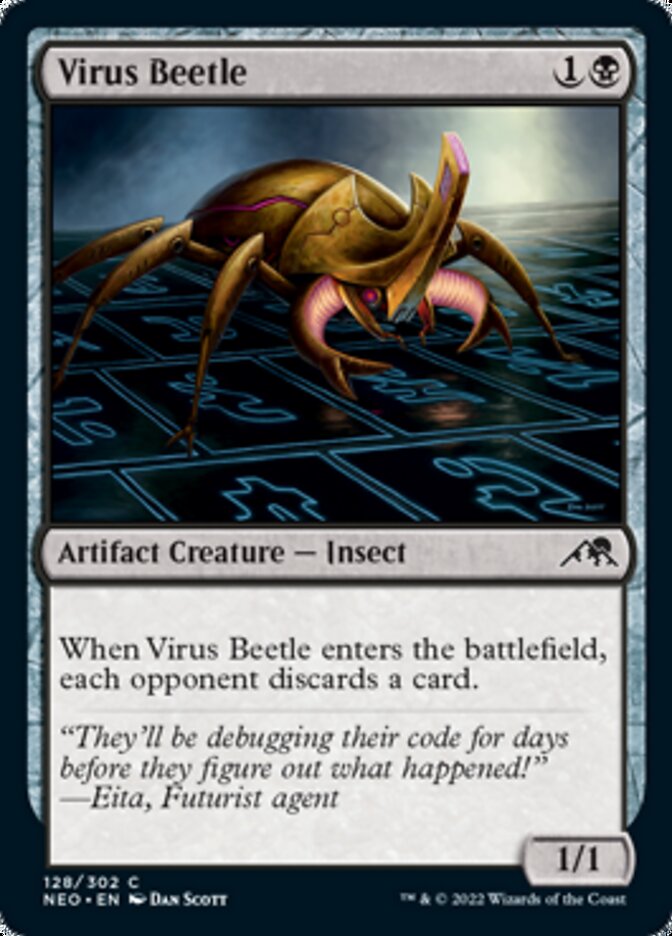 Virus Beetle [Kamigawa: Neon Dynasty] | Webway Games