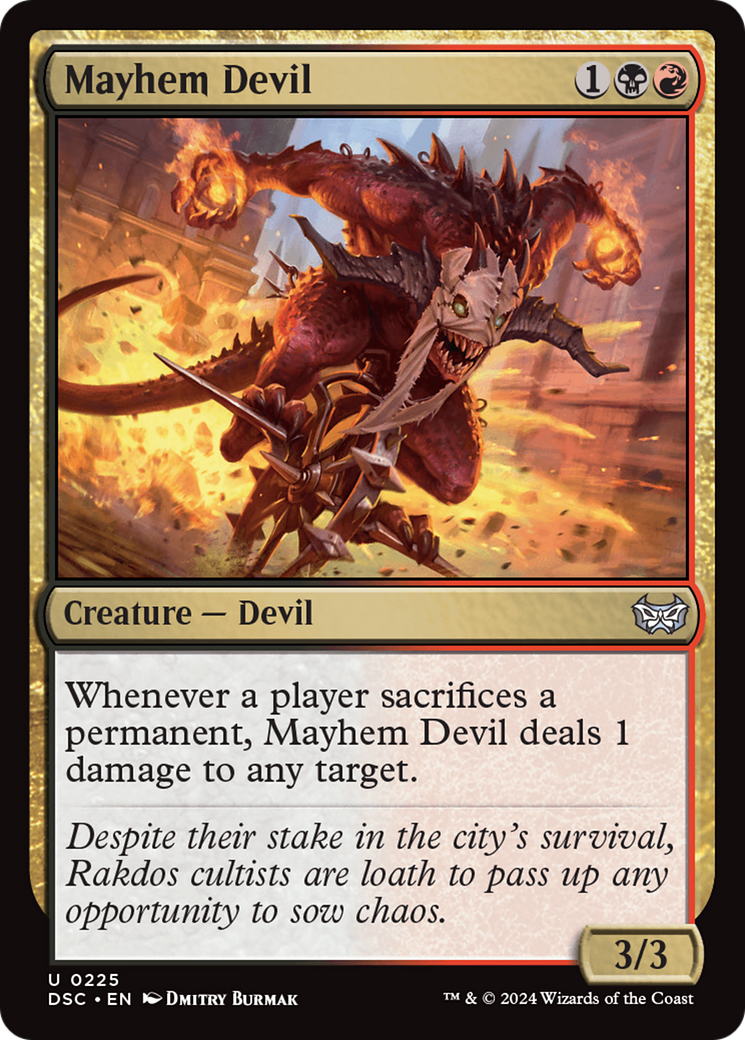 Mayhem Devil [Duskmourn: House of Horror Commander] | Webway Games