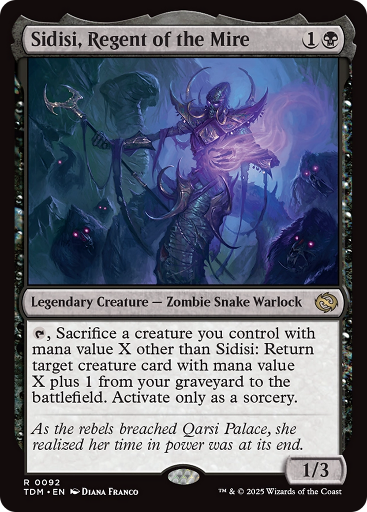 Sidisi, Regent of the Mire [Tarkir: Dragonstorm] | Webway Games