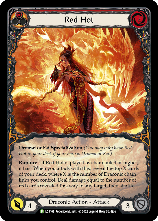 Red Hot [LGS108] (Promo)  Rainbow Foil | Webway Games