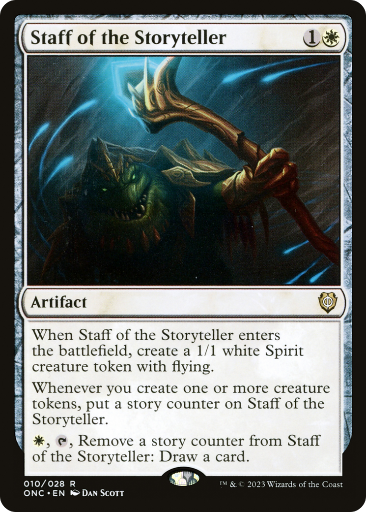 Staff of the Storyteller [Phyrexia: All Will Be One Commander] | Webway Games