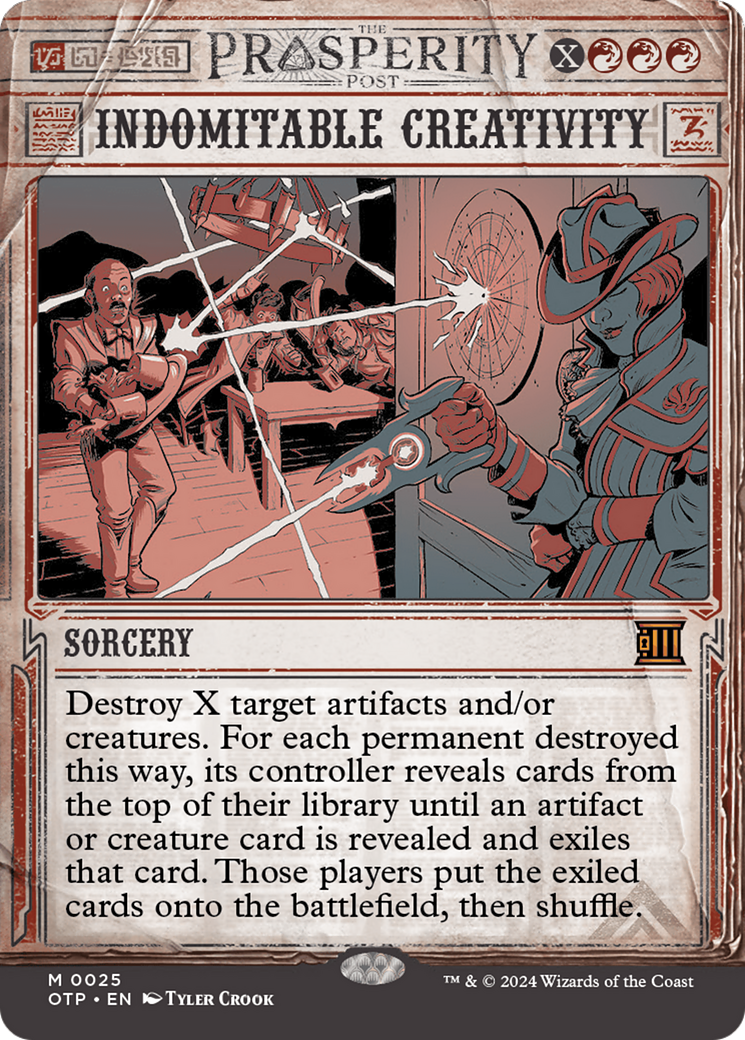 Indomitable Creativity [Outlaws of Thunder Junction: Breaking News] | Webway Games