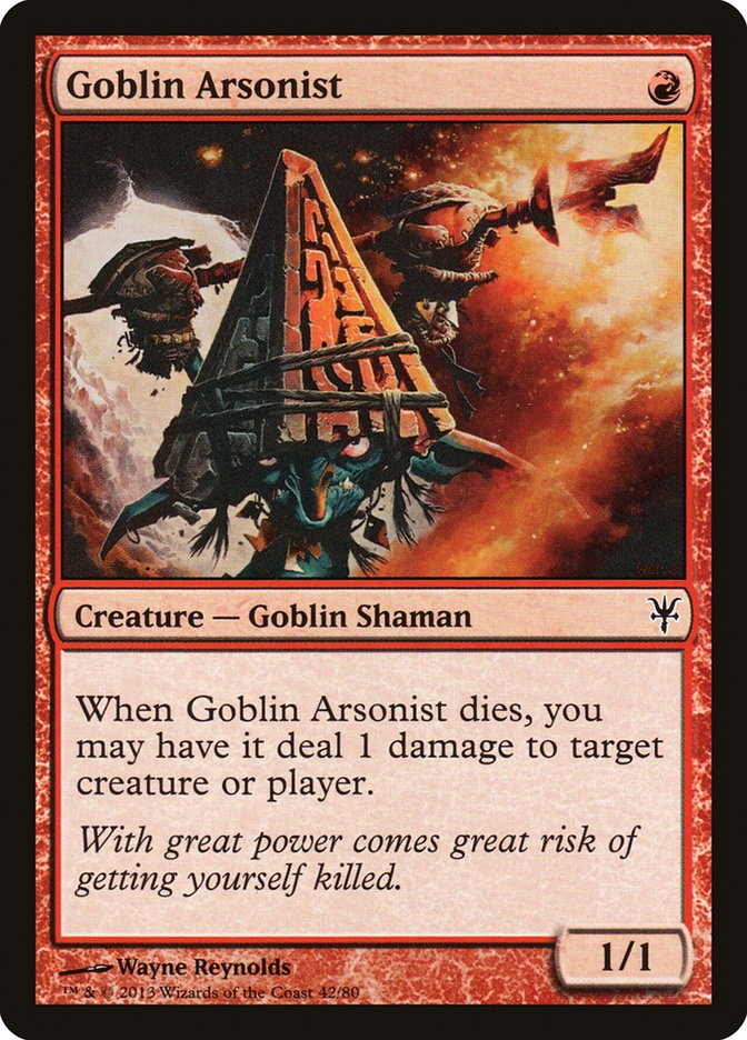 Goblin Arsonist [Duel Decks: Sorin vs. Tibalt] | Webway Games