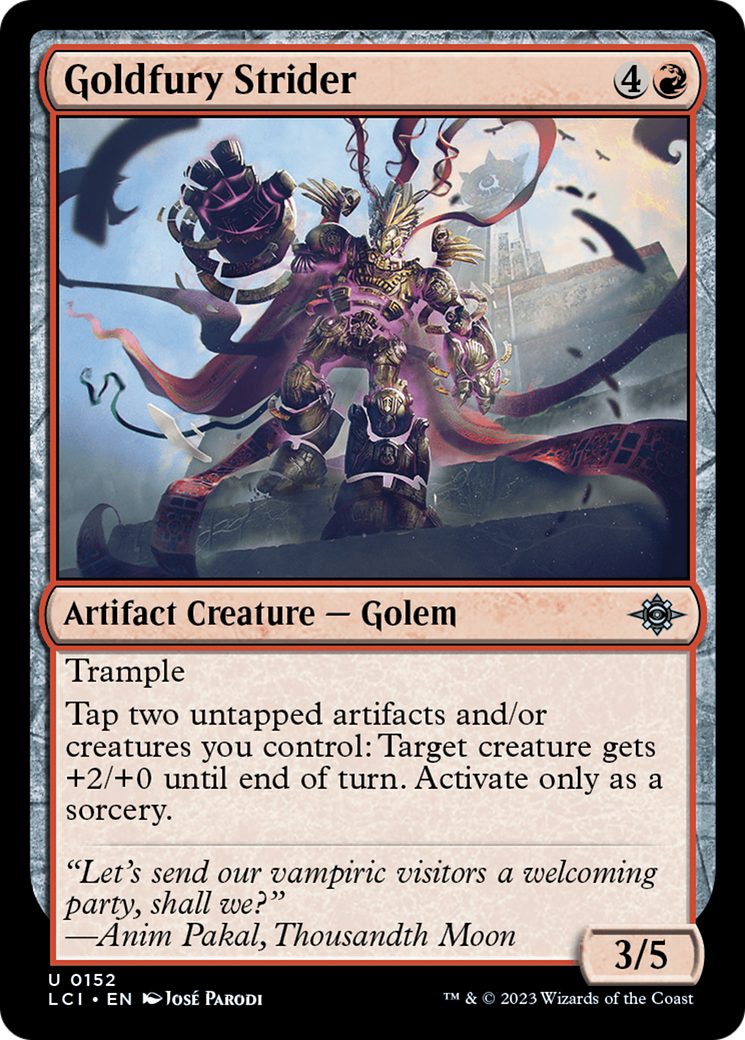 Goldfury Strider [The Lost Caverns of Ixalan] | Webway Games