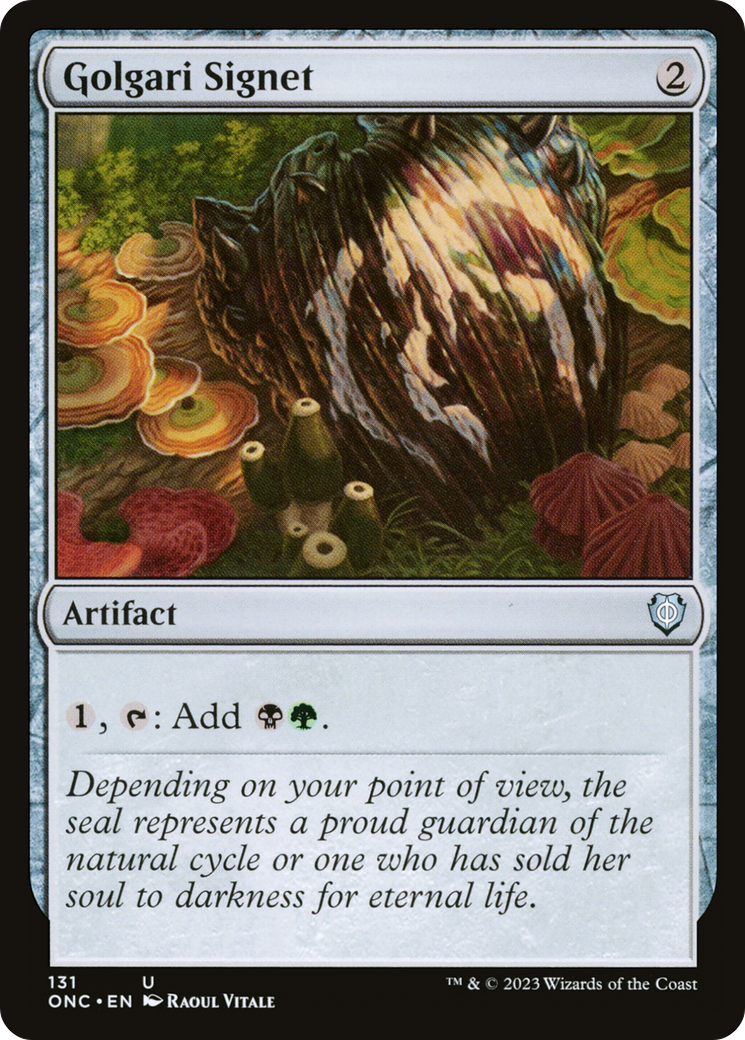 Golgari Signet [Phyrexia: All Will Be One Commander] | Webway Games