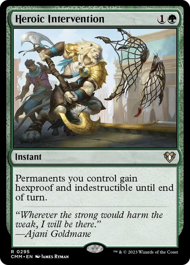 Heroic Intervention [Commander Masters] | Webway Games