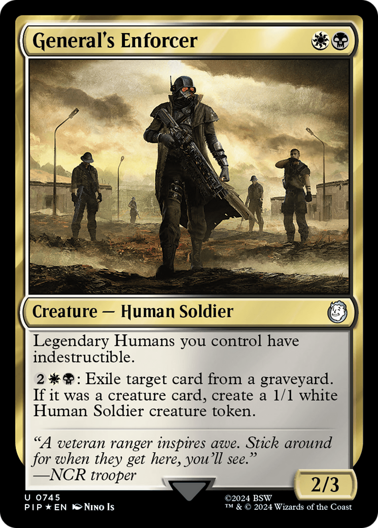 General's Enforcer (Surge Foil) [Fallout] | Webway Games