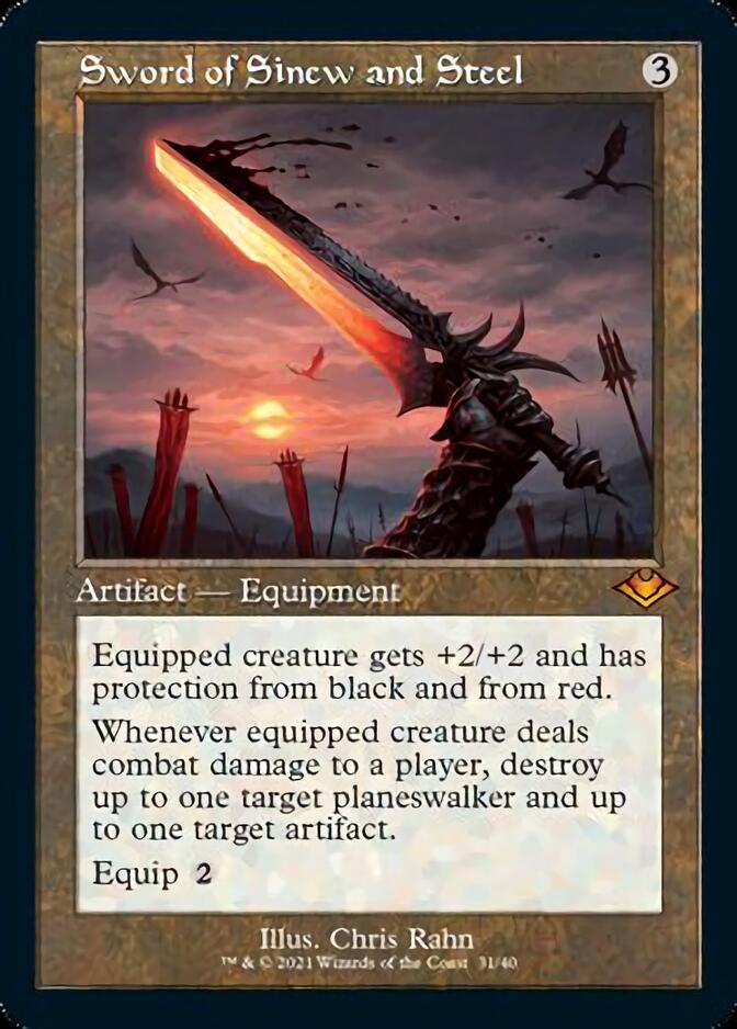 Sword of Sinew and Steel (Retro) [Modern Horizons] | Webway Games