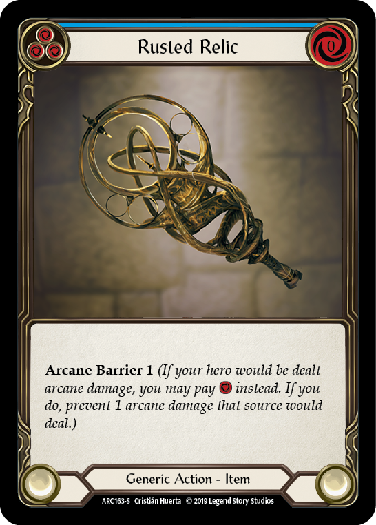 Rusted Relic [ARC163-S] (Arcane Rising)  1st Edition Normal | Webway Games