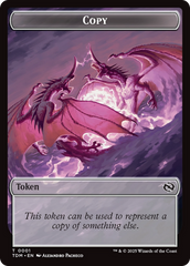 Karox Bladewing // Copy Double-Sided Token [Tarkir: Dragonstorm Commander Tokens] | Webway Games