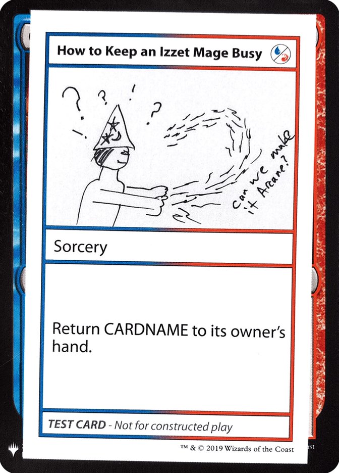 How to Keep an Izzet Mage Busy [Mystery Booster Playtest Cards] | Webway Games