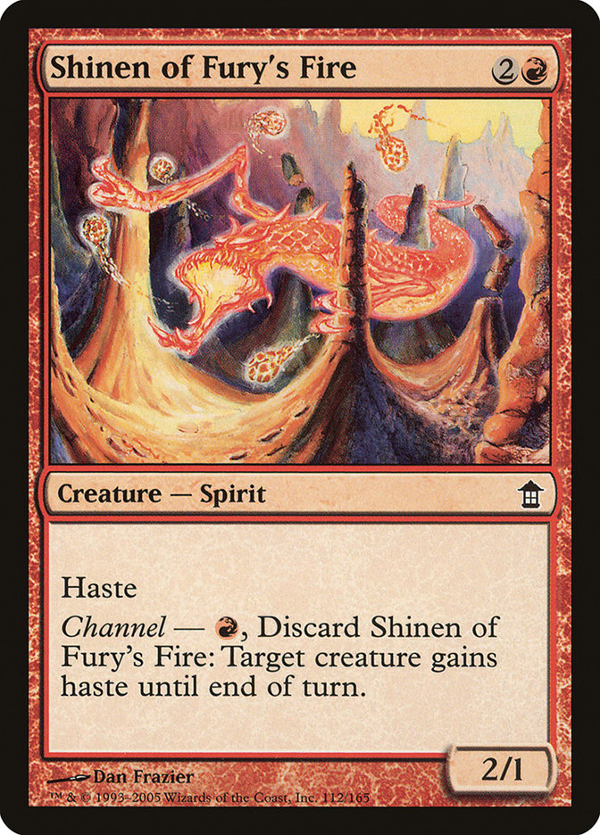 Shinen of Fury's Fire [Saviors of Kamigawa] | Webway Games