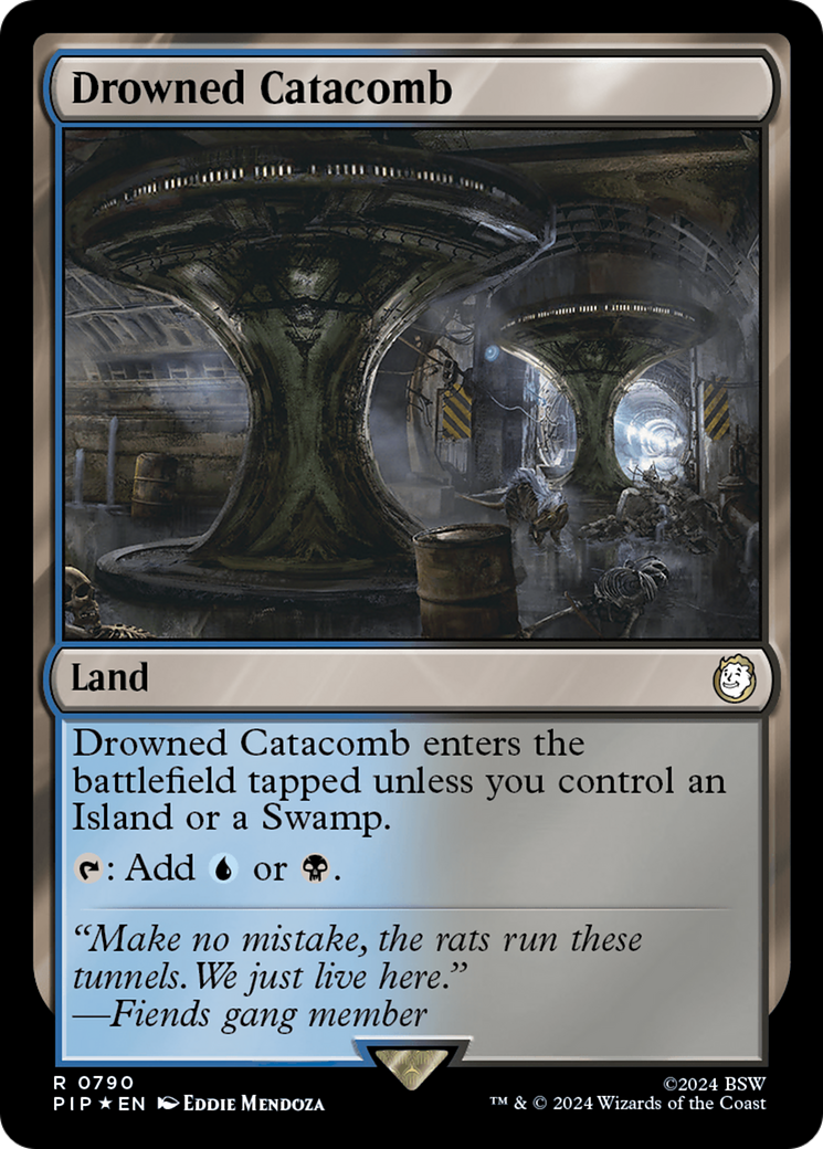 Drowned Catacomb (Surge Foil) [Fallout] | Webway Games
