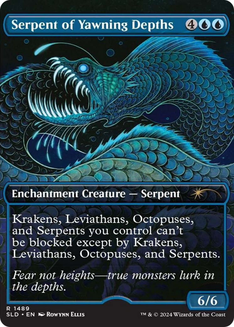 Serpent of Yawning Depths (Rainbow Foil) [Secret Lair Drop Series] | Webway Games