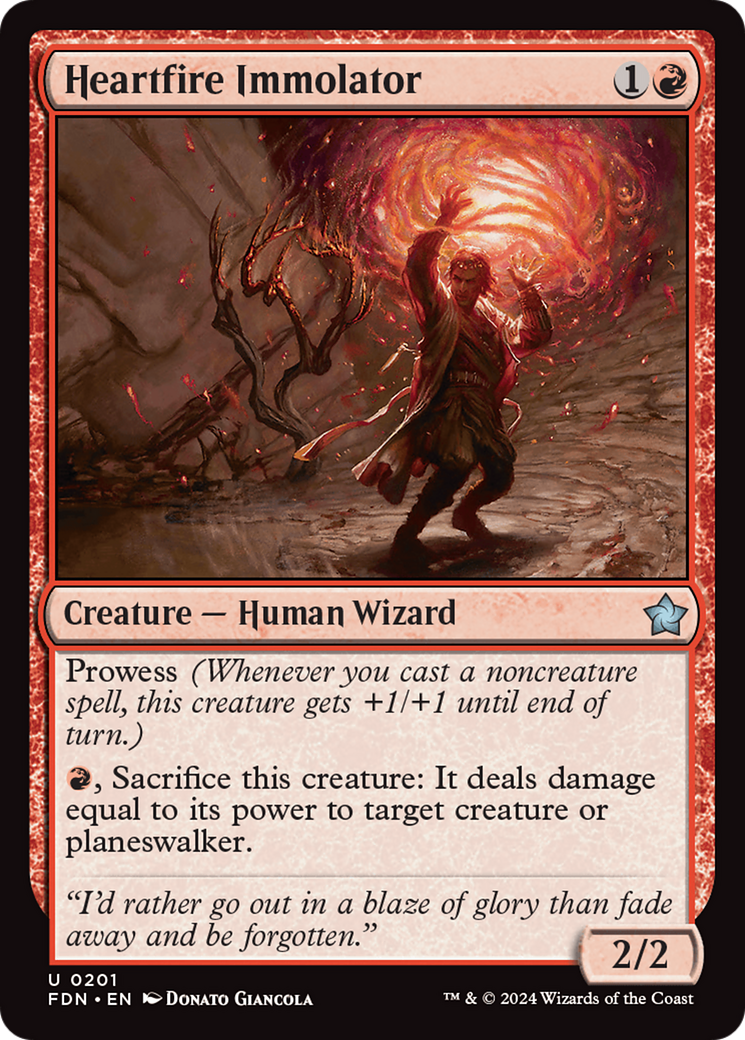 Heartfire Immolator [Foundations] | Webway Games