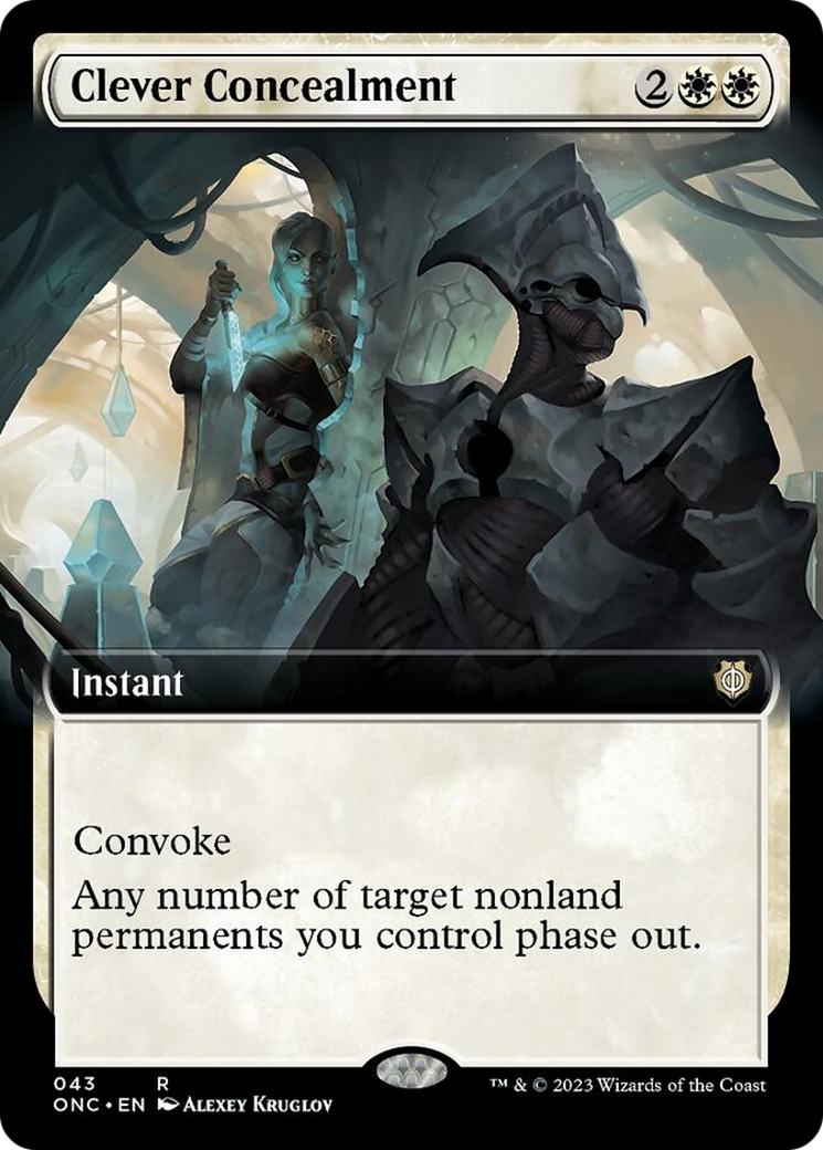 Clever Concealment (Extended Art) [Phyrexia: All Will Be One Commander] | Webway Games
