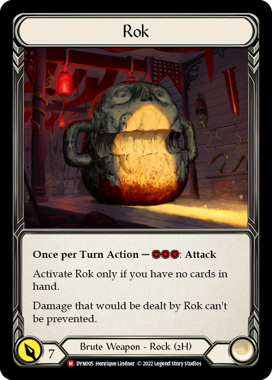 Rok [DYN005] (Dynasty)  Rainbow Foil | Webway Games