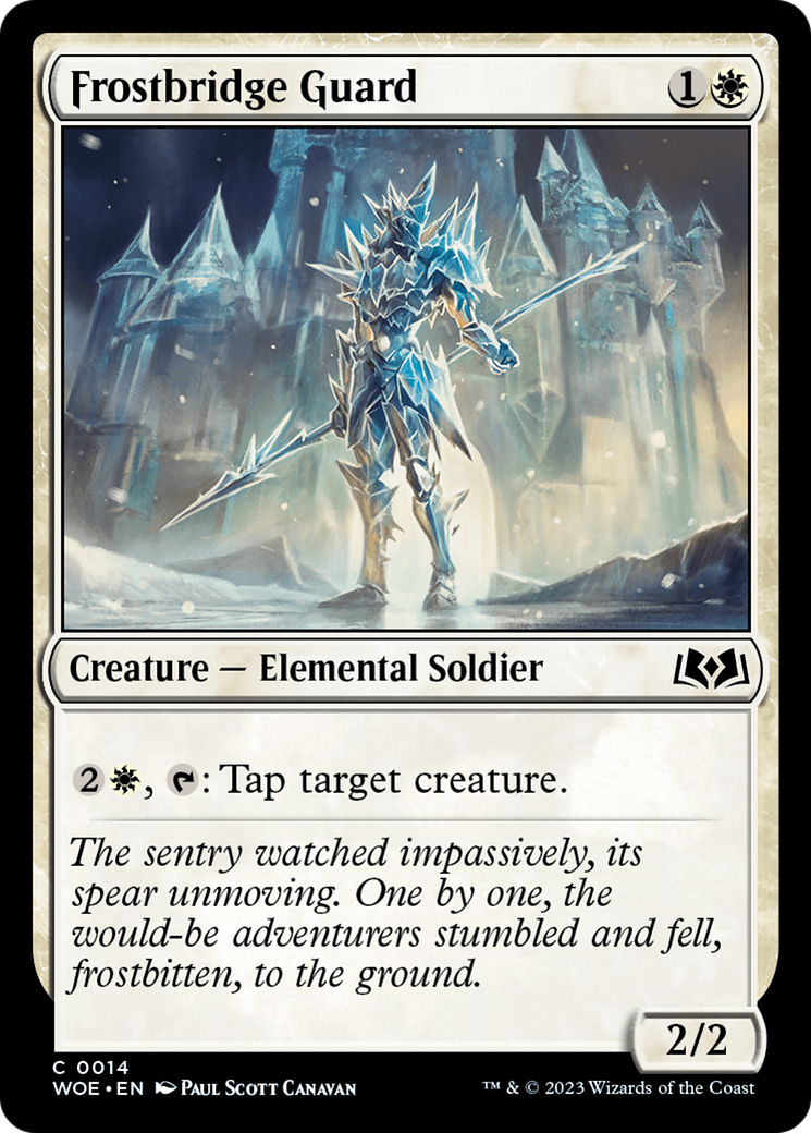 Frostbridge Guard [Wilds of Eldraine] | Webway Games