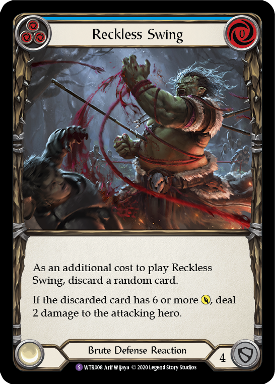 Reckless Swing [U-WTR008] (Welcome to Rathe Unlimited)  Unlimited Normal | Webway Games
