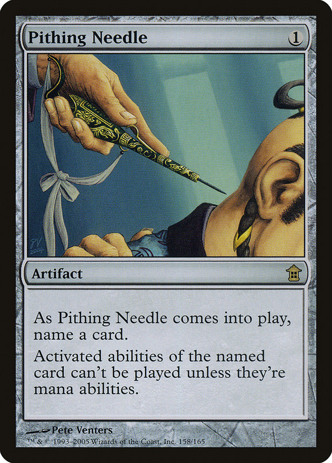 Pithing Needle [Saviors of Kamigawa] | Webway Games