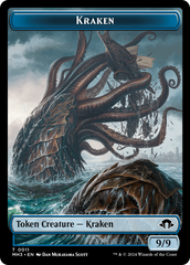 Phyrexian Germ // Kraken Double-Sided Token [Modern Horizons 3 Tokens] | Webway Games