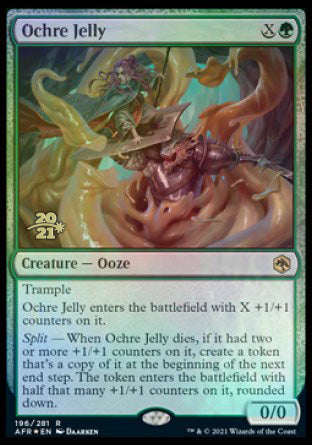 Ochre Jelly [Dungeons & Dragons: Adventures in the Forgotten Realms Prerelease Promos] | Webway Games