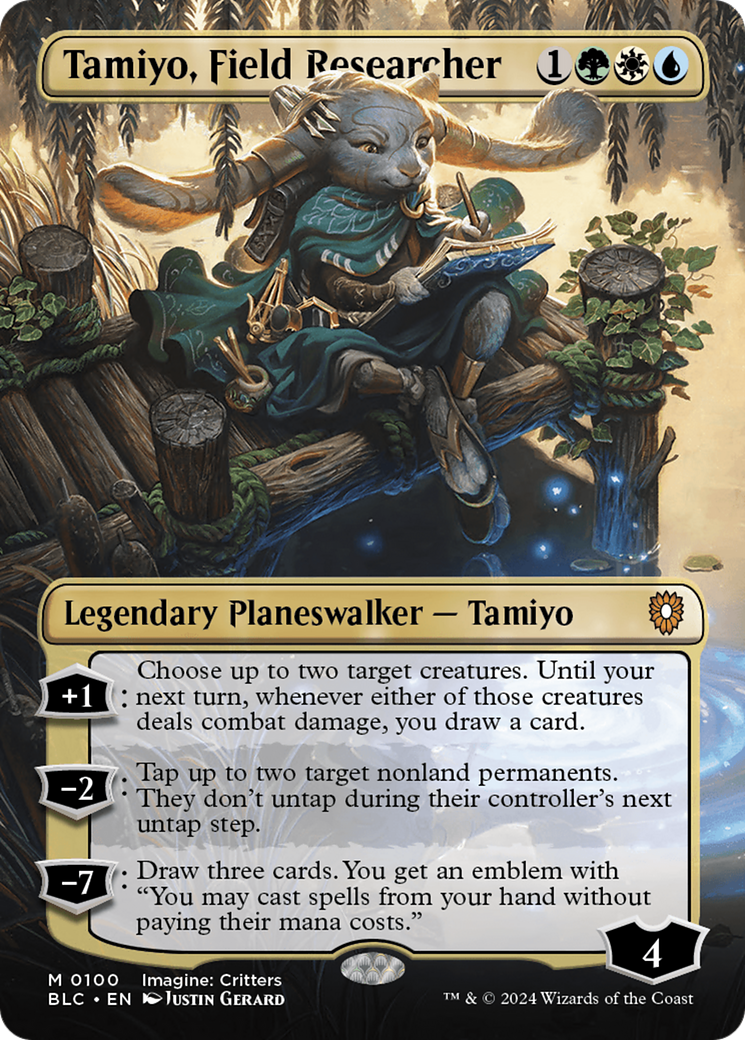 Tamiyo, Field Researcher (Borderless) [Bloomburrow Commander] | Webway Games