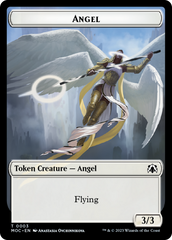 Angel (3) // Demon Double-Sided Token [March of the Machine Commander Tokens] | Webway Games