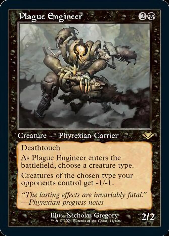 Plague Engineer (Retro Foil Etched) [Modern Horizons] | Webway Games