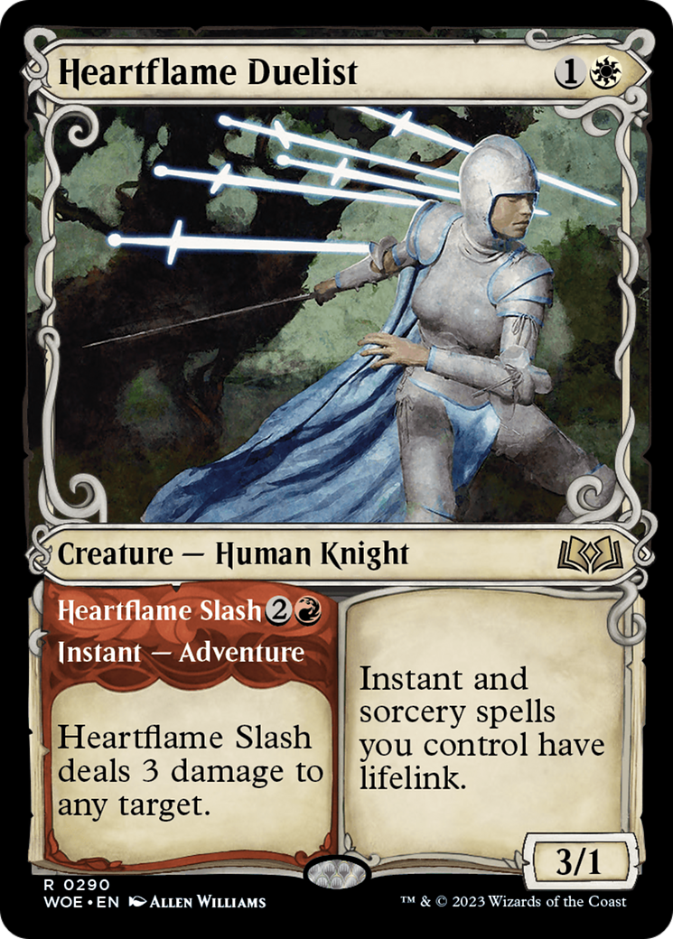 Heartflame Duelist // Heartflame Slash (Showcase) [Wilds of Eldraine] | Webway Games