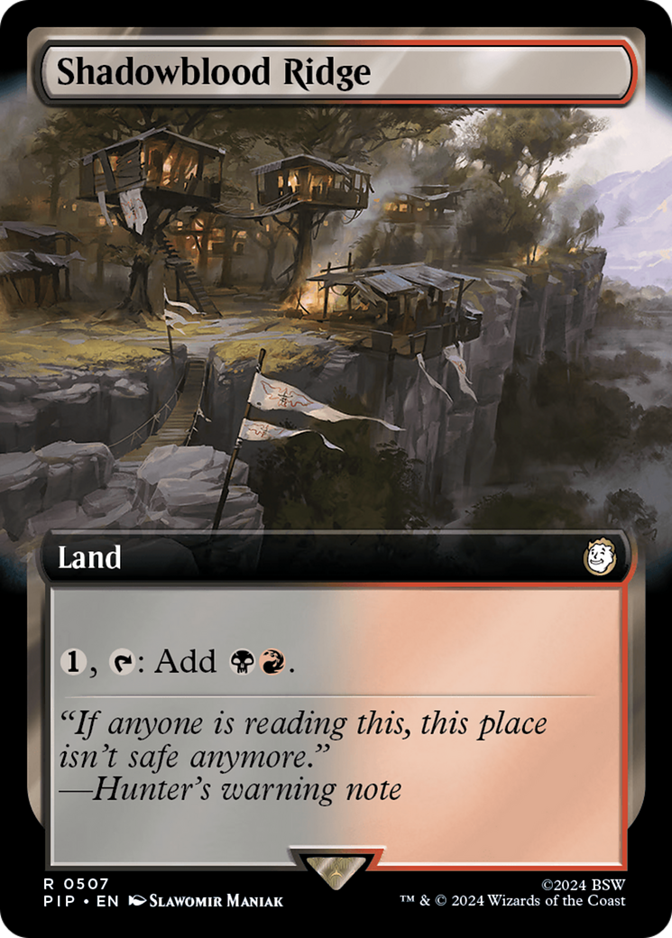 Shadowblood Ridge (Extended Art) [Fallout] | Webway Games