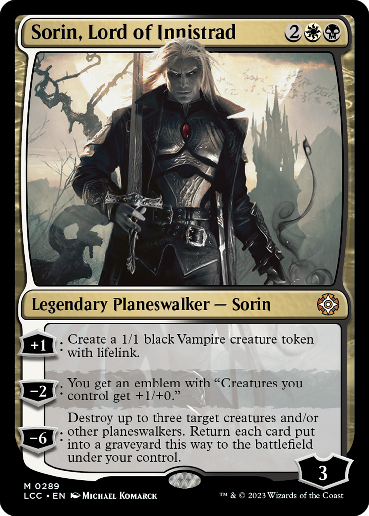 Sorin, Lord of Innistrad [The Lost Caverns of Ixalan Commander] | Webway Games