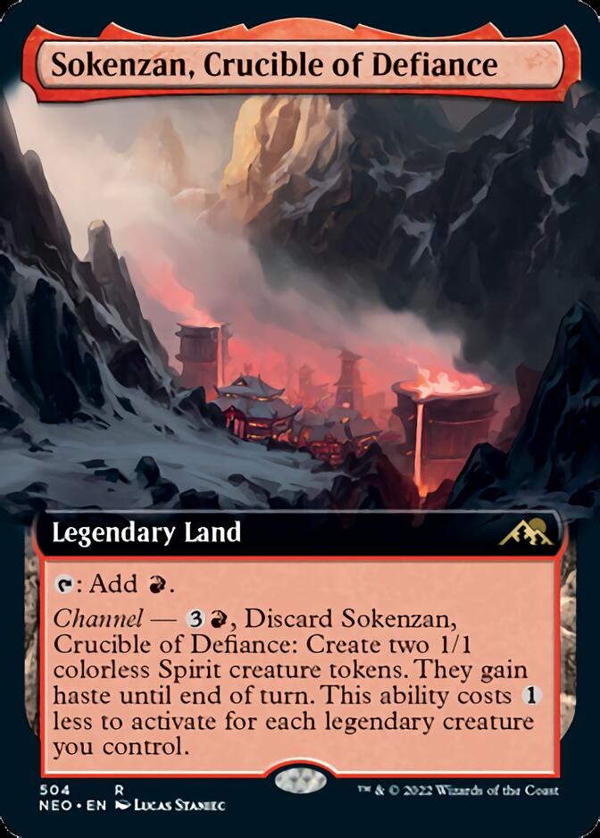 Sokenzan, Crucible of Defiance (Extended Art) [Kamigawa: Neon Dynasty] | Webway Games