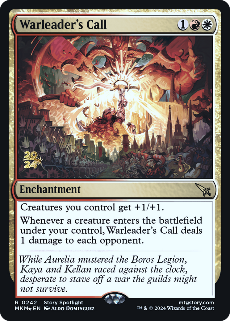 Warleader's Call [Murders at Karlov Manor Prerelease Promos] | Webway Games