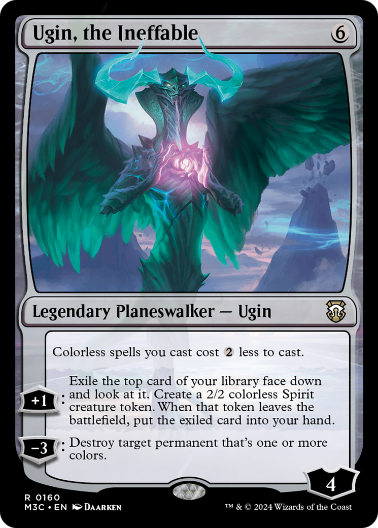 Ugin, the Ineffable (Ripple Foil) [Modern Horizons 3 Commander] | Webway Games