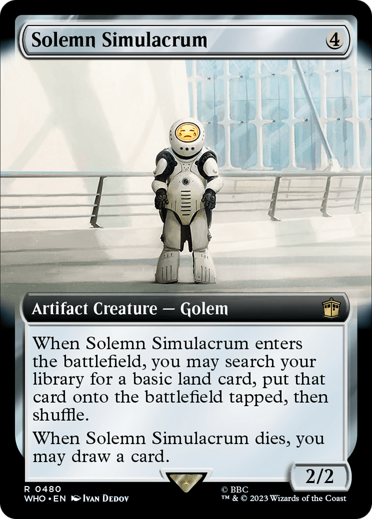 Solemn Simulacrum (Extended Art) [Doctor Who] | Webway Games