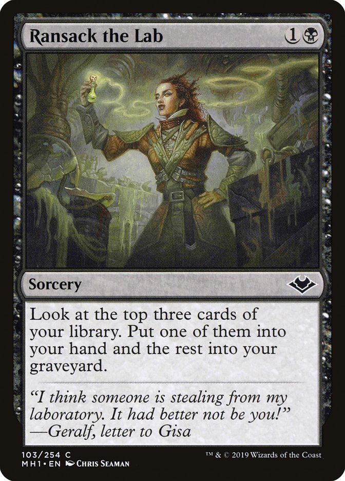 Ransack the Lab [Modern Horizons] | Webway Games