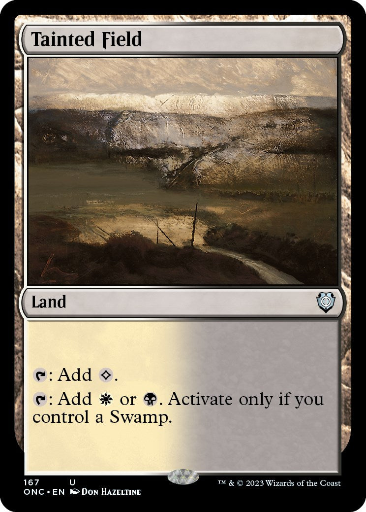 Tainted Field [Phyrexia: All Will Be One Commander] | Webway Games