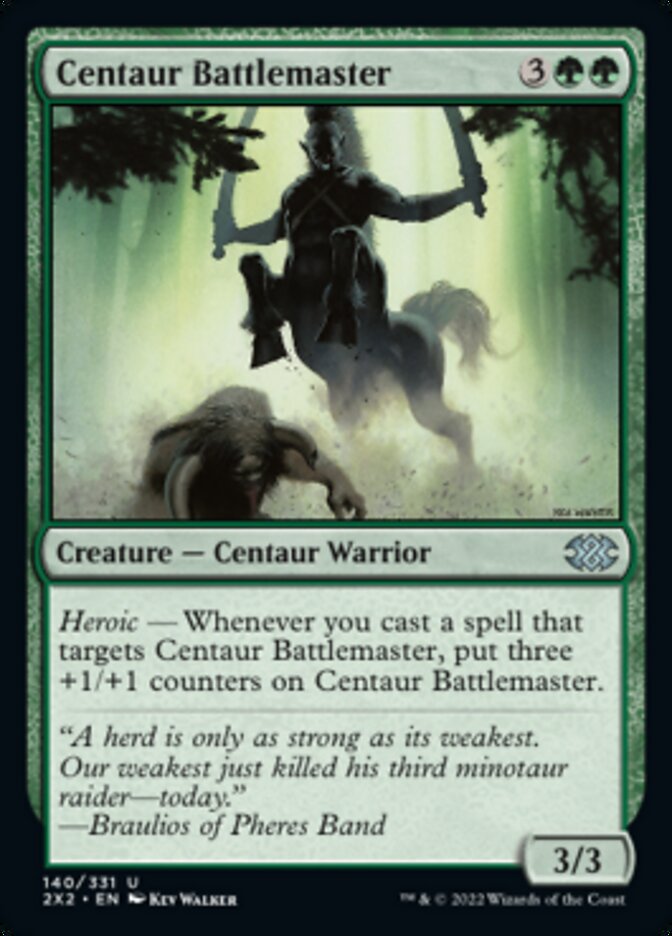 Centaur Battlemaster [Double Masters 2022] | Webway Games
