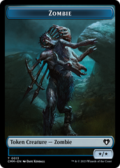 Spirit (0039) // Zombie (0013) Double-Sided Token [Commander Masters Tokens] | Webway Games