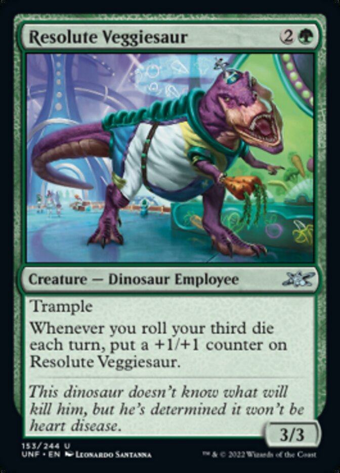 Resolute Veggiesaur [Unfinity] | Webway Games