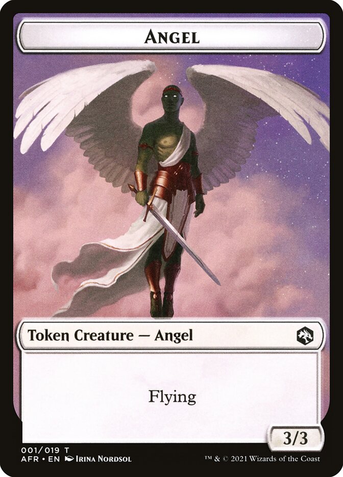 Angel // Dog Illusion Double-Sided Token [Dungeons & Dragons: Adventures in the Forgotten Realms Tokens] | Webway Games