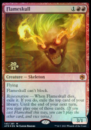 Flameskull [Dungeons & Dragons: Adventures in the Forgotten Realms Prerelease Promos] | Webway Games