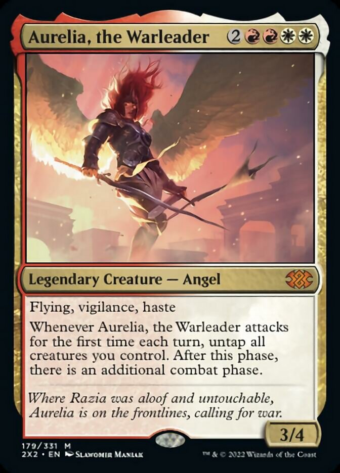 Aurelia, the Warleader [Double Masters 2022] | Webway Games