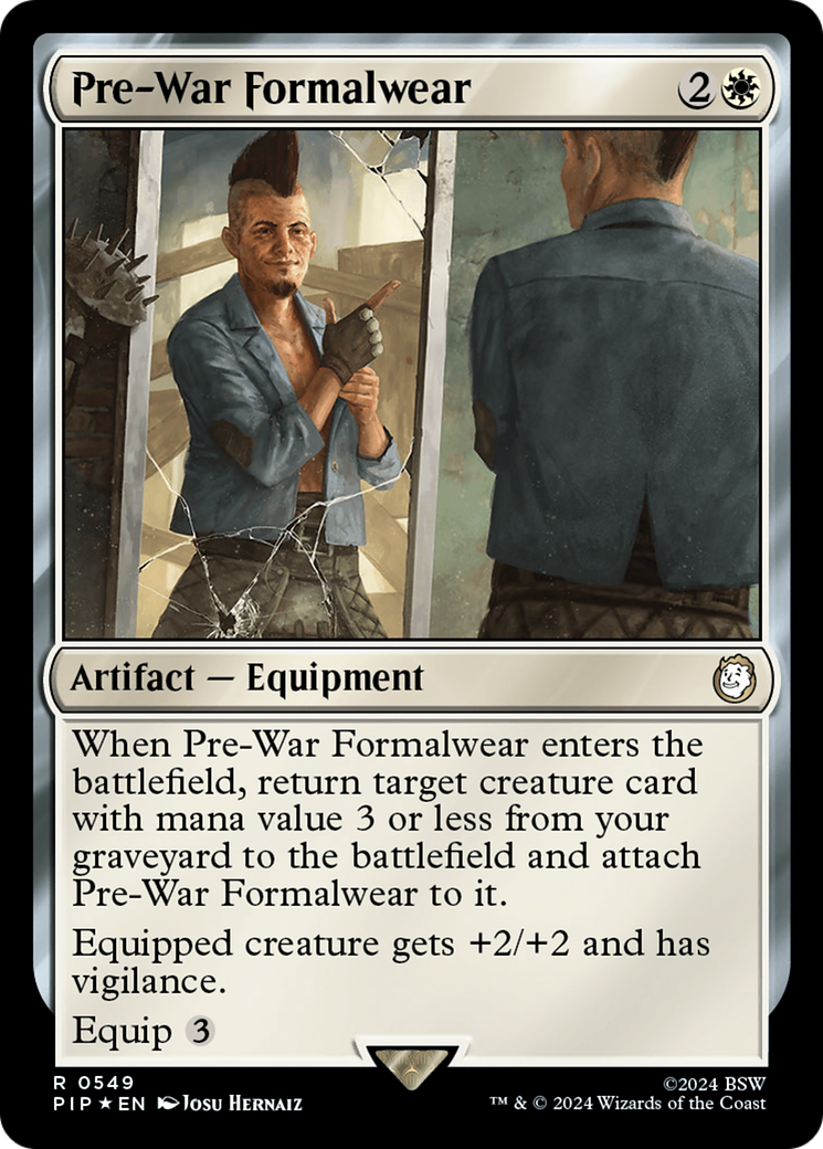 Pre-War Formalwear (Surge Foil) [Fallout] | Webway Games