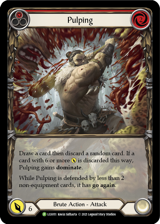 Pulping (Red) [LGS051] (Promo)  Rainbow Foil | Webway Games