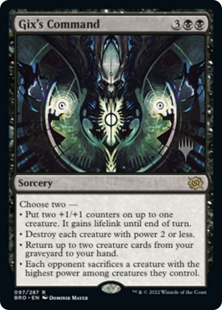 Gix's Command (Promo Pack) [The Brothers' War Promos] | Webway Games