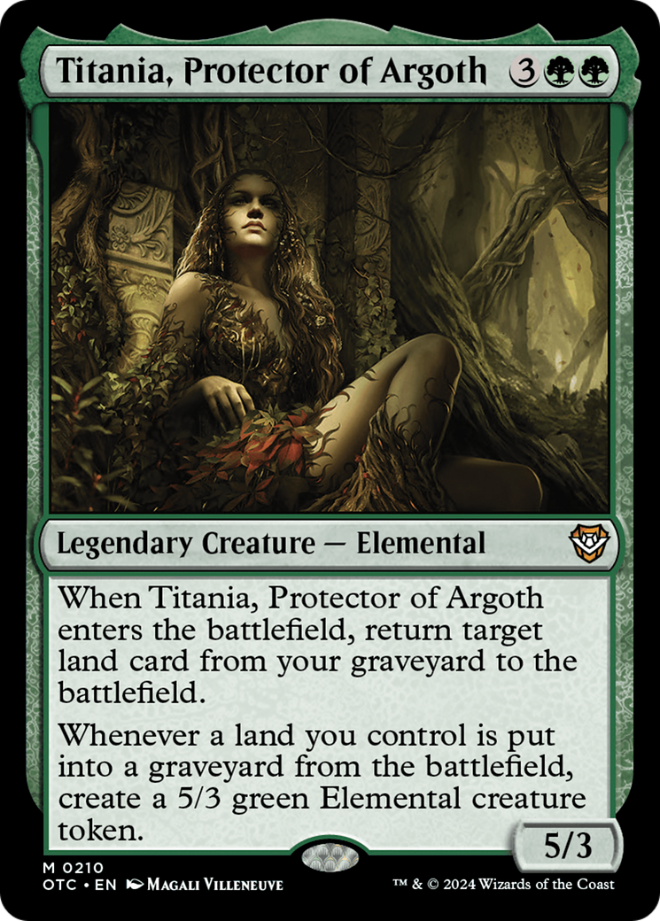 Titania, Protector of Argoth [Outlaws of Thunder Junction Commander] | Webway Games
