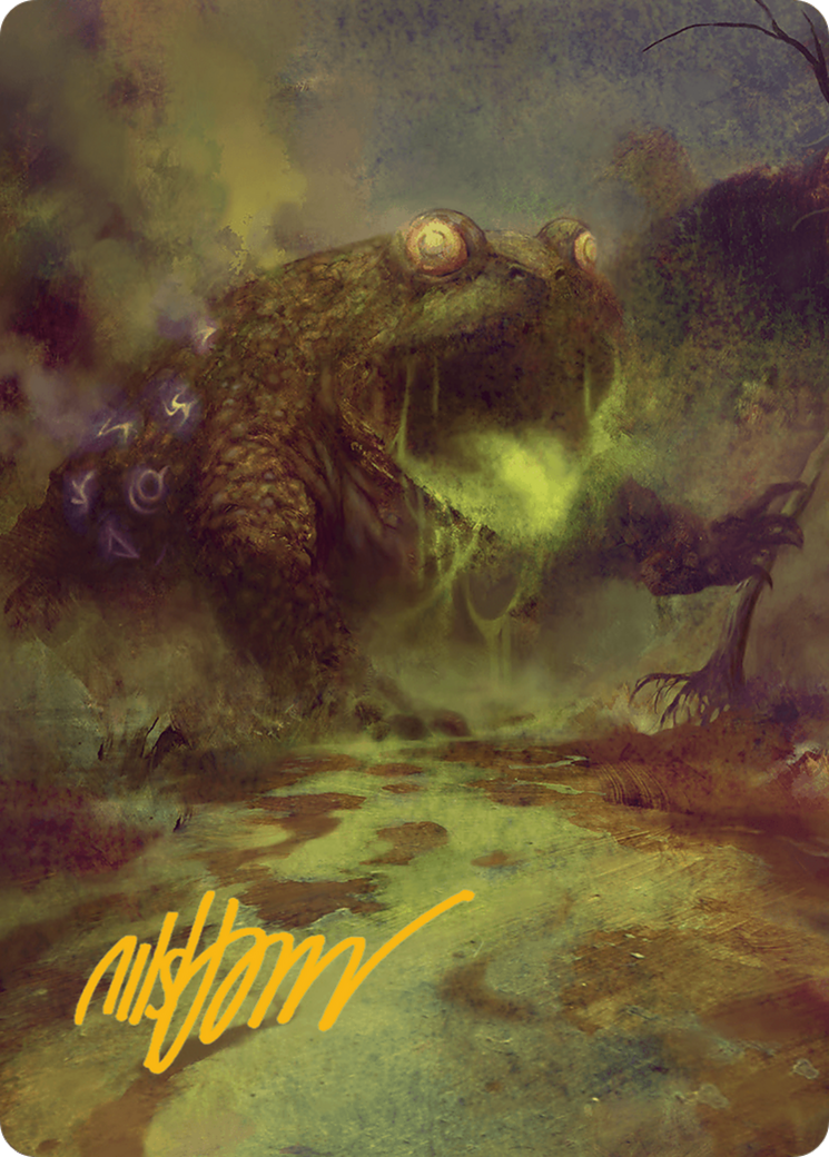 The Gitrog Monster Art Card (Gold-Stamped Signature) [Bloomburrow Art Series] | Webway Games