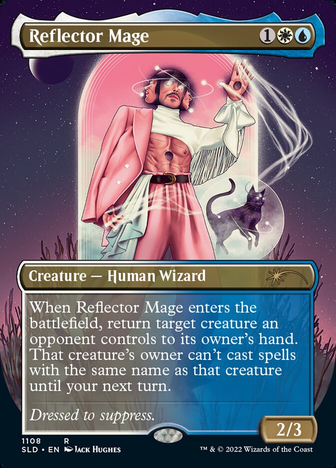 Reflector Mage (Borderless) [Secret Lair Drop Series] | Webway Games